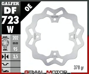 Galfer ブレーキ ディスク フロント ウェーブ固定 202x3.5 mm Arctic cat4 ホイール 650 4X4 2005- Galfer brake discs front wave fixed 202x3.5 mm Arctic cat4 wheels 650 4X4 2005- 【並行輸入品】