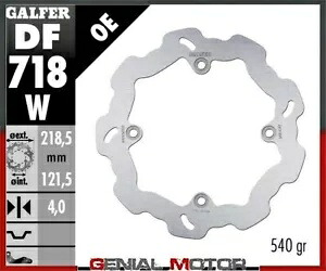Galfer ブレーキ ディスク リア ウェーブ 固定 218.5x4 mm Cannondale XC 400 2001- Galfer brake discs rear wave fixed 218.5x4 mm Cannondale XC 400 2001- 【並行輸入品】