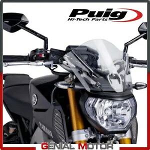 Puig フロントガラス透明 6859W ヤマハ MT-09 850 2013 / 2016 PUIG WINDSHIELD TRANSPARENT 6859W YAMAHA MT-09 850 2013 / 2016 【並行輸入品】