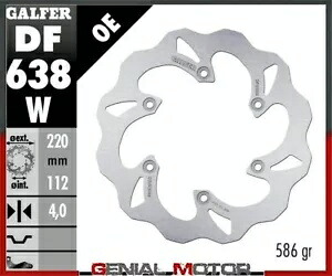 Galfer リア ブレーキ ディスク ウェーブ固定 220x4mm ハスクバーナ 360 WR 1994-1999 Galfer Rear Brake Disc WAVE FIXED 220x4mm HUSQVARNA 360 WR 1994-1999 【並行輸入品】