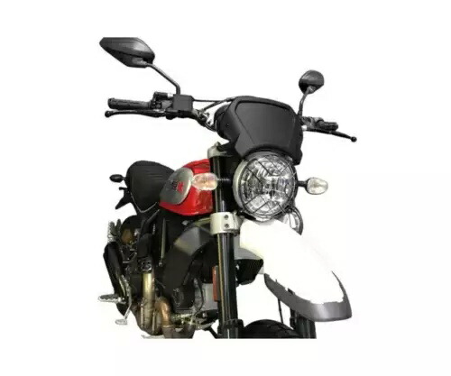 PUIG フロントフェアリング アルミニウム ドゥカティ スクランブラー 1100/SP/スペシャル 2018 2020 ブラック PUIG Front Fairing in Aluminum DUCATI SCRAMBLER 1100/SP/SPECIAL 2018 2020 Black 【並行輸入品】