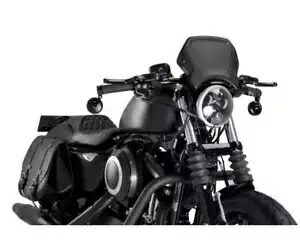 PUIG フロントフェアリング アルミニウム ハーレーダビッドソン SPSTER 883 アイアン 2009 2012 ブラック PUIG Front Fairing in Aluminum HARLEY DAVIDSON SPSTER 883 IRON 2009 2012 Black 【並行輸入品】