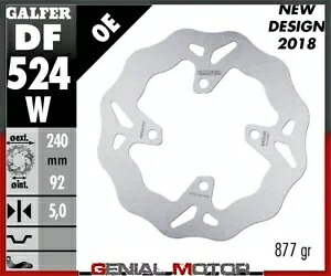 Galfer リア ブレーキ ディスク ウェーブ フィックス 240x5mm MBK SKYCRUISER 2010- Galfer Rear Brake Discs Wave Fixed 240x5mm MBK SKYCRUISER 2010- 【並行輸入品】