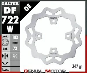 Galfer ブレーキディスク フロント ウェーブ 固定 183x4 mm ポラリス エクスペディション 325 2000- Galfer brake discs front wave fixed 183x4 mm polaris xpedition 325 2000- 【並行輸入品】