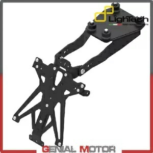 LIGHTECH 調整可能 Appr プレートホルダー TARDU112B2 Ducati MONSTER 1200 S 2017 2019 LIGHTECH Adjustable Appr Plate Holder TARDU112B2 Ducati MONSTER 1200 S 2017 2019 【並行輸入品】