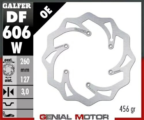 Galfer ブレーキディスク フロント ウェーブ固定 260x3.2 mm KTM 250 SX 1994-2002- Galfer brake discs front wave fixed 260x3.2 mm KTM 250 SX 1994-2002- 【並行輸入品】