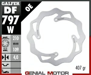 Galfer ブレーキディスク リア ウェーブ 固定 210x4 mm KTM FREERIDE E-EXC 2018- Galfer brake discs rear wave fixed 210x4 mm KTM FREERIDE E-EXC 2018- 【並行輸入品】