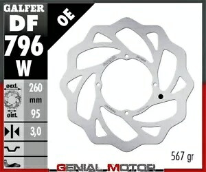 Galfer ブレーキディスク フロント ウェーブ 固定 260x3mm KTM FREERIDE E-SX 2015- Galfer brake discs front wave fixed 260x3mm KTM FREERIDE E-SX 2015- 【並行輸入品】