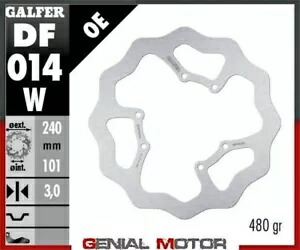Galfer ブレーキディスク フロント ウェーブ固定 240x3mm HM CRM F 490 X 2007- Galfer brake discs front wave fixed 240x3mm HM CRM F 490 X 2007- 【並行輸入品】 44,330円