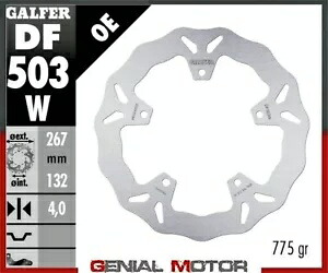 Galfer ブレーキディスク フロント ウェーブ フィックス 267x4 mm ヤマハ TMAX500 BLACK MAX 06-07- Galfer brake discs front wave fix 267x4 mm Yamaha TMAX500 BLACK MAX 06-07- 【並行輸入品】