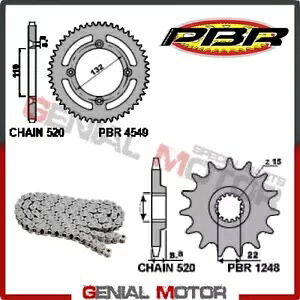 EK2985G チェーンとスプロケットキット 12 / 46 / 520 PBR KTM Freeri 250R 2014 2019用 EK2985G Chain and Sprockets Kit 12 / 46 / 520 PBR for KTM Freeri 250R 2014 2019 【並行輸入品】