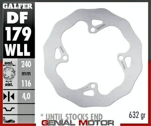 Galfer リアブレーキディスク ウェーブ固定ソリッド 240x4mm スズキ RM 250 Z 2004-2006 Galfer Rear Brake Disc WAVE FIXED SOLID 240x4mm SUZUKI RM 250 Z 2004-2006 【並行輸入品】