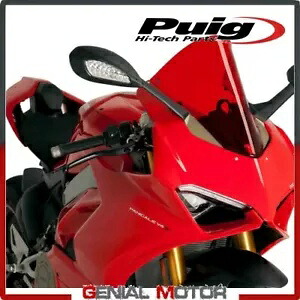 PUIG フロントガラス レッド 9690R ドゥカティ パニガーレ V4 1100 スペシャル 2018 / 2019 PUIG WINDSHIELD RED 9690R DUCATI PANIGALE V4 1100 SPECIALE 2018 / 2019 【並行輸入品】