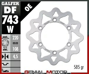 Galfer リア ブレーキ ディスク WAVE FIXED 220x4,5mm GASGAS 4 ホイール HP WILD 240 2003 Galfer Rear Brake Disc WAVE FIXED 220x4,5mm GASGAS 4 Wheels HP WILD 240 2003 【並行輸入品】