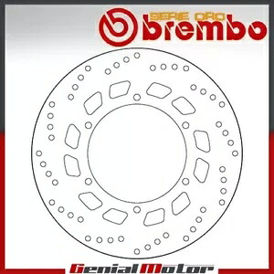 ブレーキ ディスク 固定 Brembo Serie Oro リア ヤマハ Fjr Abs 1300 2001 - 2004 Brake Disc Fixed Brembo Serie Oro Rear Yamaha Fjr Abs 1300 2001 - 2004 【並行輸入品】