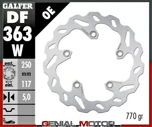 Galfer リアブレーキディスク ウェーブ固定 250x5mm スズキ AN 650 バーグマン 2004-2012 Galfer Rear Brake Disc WAVE FIXED 250x5mm SUZUKI AN 650 BURGMAN 2004-2012 【並行輸入品】 48,180円