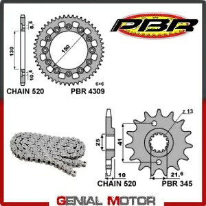 EK1599G チェーンとスプロケットキット 14 / 42 / 520 PBR ホンダ FMX 2005 - 2008 EK1599G Chain and Sprockets Kit 14 / 42 / 520 PBR HONDA FMX 2005 - 2008 【並行輸入品】