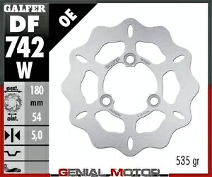 Galfer ブレーキ ディスク フロント ウェーブ固定 180x5 mm ガス 4 ホイール hp ワイルド 450 2003- Galfer brake discs front wave fixed 180x5 mm gas 4 wheels hp wild 450 2003- 【並行輸入品】