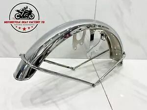 75-76 ホンダ CB750 K2 K6 CB450 K5-K6-K7 マッドガード フロント フェンダー スチール クロームに適合。 75-76 Honda CB750 K2 K6 Fits CB450 K5-K6-K7 Mud Guard Front Fender Steel Chrome. 【並行輸入品】