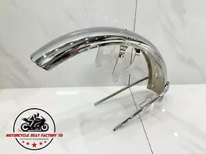 1974 ホンダ CB200 CB 200 CB200T フロントフェンダーマッドガード高品質スチールクローム。 1974 Honda CB200 CB 200 CB200T Front Fender Mudguard High Quality Steel Chrome. 【並行輸入品】