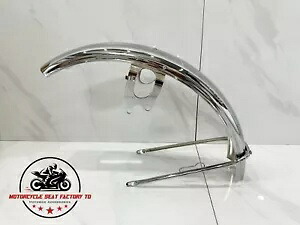 ホンダ CB200 CB 200 1973-1974 CB200T 1975-1976 マッドガード フロント フェンダー スチール クローム Honda CB200 CB 200 1973-1974 CB200T 1975-1976 Mudguard Front Fender Steel Chrome 【並行輸入品】