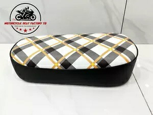 ホンダ モンキー Z50M Z50 M to Nos バイク用シートユニット オレンジタータンの復刻版。 Honda Monkey Z50M Z50 M To Nos Motorcycle Seat Unit Orange Tartan Reproduction. 【並行輸入品】
