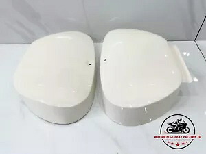 ホンダ ドリーム305 ドリーム305CC 2サイドカバー ホワイトカラー ホンダ CA77 CA77 スチール。 Honda Dream 305 Dream 305CC Two Side Cover White Color Honda CA 77 CA77 Steel. 【並行輸入品】