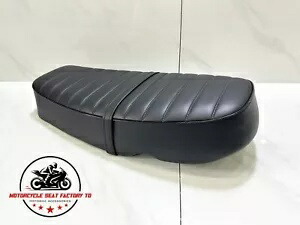 72-74 ホンダ CB450 K5-K7 プロファイル オートバイ メタル パン シート サイド ヒンジ ロー ブラック。 72-74 Honda CB450 K5-K7 Profile Motorcycle Metal Pan Seat Side-Hinges Low Black. 【並行輸入品】