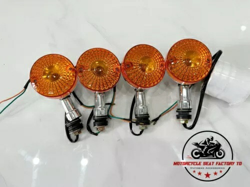 スズキ GT125 GT185 GT250 ウインカー 新品 4 個 GT380 GT500 GT550 GT750。 Suzuki GT125 GT185 GT250 Turn Signal New 4 PCS GT380 GT500 GT550 GT750. 【並行輸入品】