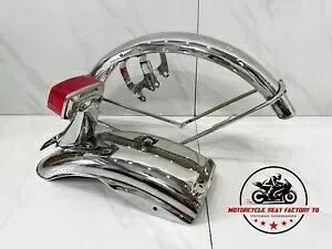 1971 - 1973 ホンダ CB500 フロント & リアフェンダー CB500 K テールライトブラケット 4 個。 1971 - 1973 Honda CB500 Front & Rear Fender CB500 K Tail Light Bracket 4 Pieces. 【並行輸入品】