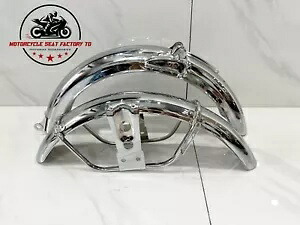 ホンダ CL65 フロント＆リアフェンダー CD50 SS50Z クローム マッドガード セット CL50 CL70 SS50 V。 Honda CL65 Front & Rear Fender CD50 SS50Z Chrome Mudguard Set CL50 CL70 SS50 V. 【並行輸入品】｜カスタムパーツ WORLD倉庫