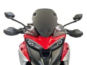 スポーツウインドスクリーン ブラック Ducabike Ducati Multistrada V4 2021 - 2023 Sport Windscreen Black Ducabike For Ducati Multistrada V4 2021 - 2023 【並行輸入品】