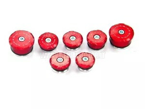 DUCABIKE TT109801A キット フレーム プラグ レッド DUCABIKE TT109801A KIT FRAME PLUGS RED 【並行輸入品】