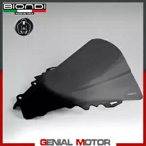 Biondi フロントガラス ダークスモーク 8010241 ヤマハ YZF-R6 600 2006 - 2007用 Biondi Windshield Dark Smoked 8010241 for YAMAHA YZF-R6 600 2006 - 2007 【並行輸入品】
