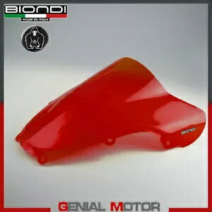 Biondi フロントガラス透明レッド 8010093 スズキ GSX-R 1000 2001 - 2002 Biondi Windshield Transparent red 8010093 for SUZUKI GSX-R 1000 2001 - 2002 【並行輸入品】