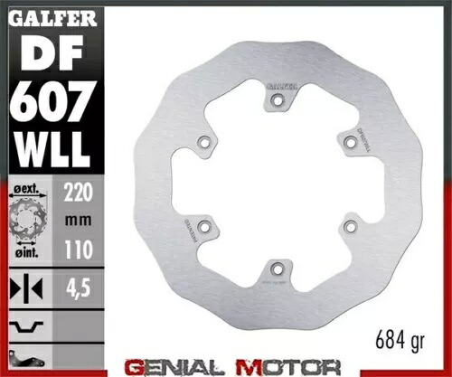 Galfer リア ブレーキ ディスク ウェーブ フィックス ソリッド 220x4.5mm KTM 440 SX 1994 Galfer Rear Brake Disc WAVE FIXED SOLID 220x4.5mm KTM 440 SX 1994 【並行輸入品】 48,840円