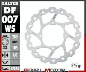 Galfer フロント ブレーキディスク ウェーブ フィックス オーバーサイズ 280x4mm ホンダ SH 125 i SCOOPY ABS 2013 Galfer Front BrakeDisc WAVE FIX OVERSIZE 280x4mm HONDA SH 125 i SCOOPY ABS 2013 【並行輸入品】