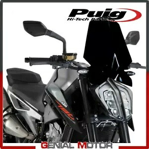 PUIG ウィンドシールド ブラック 9668N KTM DUKE 790 2018 / 2019用 PUIG WINDSHIELD BLACK 9668N for KTM DUKE 790 2018 / 2019 【並行輸入品】