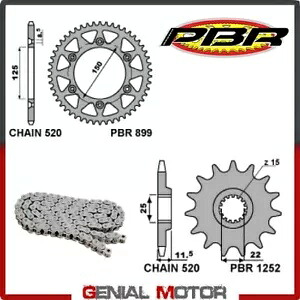 EK1946G チェーンとスプロケットキット 16 / 38 / 520 PBR KTM SMC 2004 用 EK1946G Chain and Sprockets Kit 16 / 38 / 520 PBR for KTM SMC 2004 【並行輸入品】