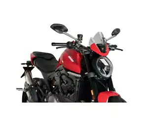 PUIG フロントガラス 20688H SP DUCATI MONSTER 937 2021 2024 ライトスモーク- PUIG windshield 20688H SP DUCATI MONSTER 937 2021 2024 LIGHT SMOKE- 【並行輸入品】