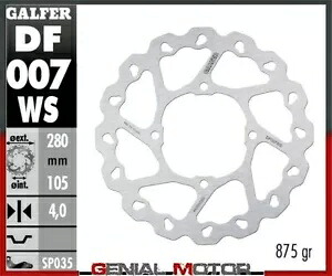 Galfer フロント ブレーキディスク ウェーブ フィックス オーバーサイズ 280x4mm ホンダ SH 150 i SCOOPY(D-D)2009 Galfer Front BrakeDisc WAVE FIX OVERSIZE 280x4mm HONDA SH 150 i SCOOPY(D-D)2009 【並行輸入品】