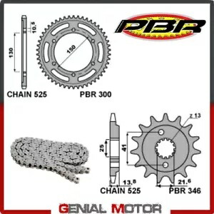 EK1540G チェーンとスプロケットキット 15 48 525 PBR ホンダ XL-V トランザルプ 2000 - 2007 EK1540G Chain and Sprockets Kit 15 48 525 PBR HONDA XL-V TRANSALP 2000 - 2007 【並行輸入品】