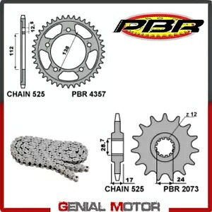 EK2509G チェーンとスプロケットキット 15 / 42 / 525 PBR ホンダ CBF S/N 2007 EK2509G Chain and Sprockets Kit 15 / 42 / 525 PBR HONDA CBF S / N 2007 【並行輸入品】