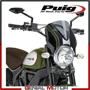 PUIG フロントガラス ライト スモーク 7652H ドゥカティ スクランブラー 800 デザート スレッド CA 2017 2019 PUIG WINDSHIELD LIGHT SMOKED 7652H DUCATI SCRAMBLER 800 DESERT SLED CA 2017 2019 【並行輸入品】