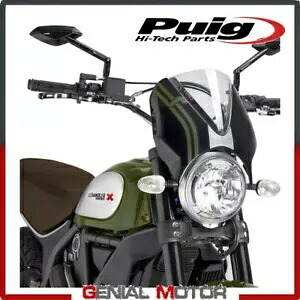 PUIG フロントガラス透明 7652W ドゥカティ スクランブラー 400 SIXTY2 2016 / 2019 PUIG WINDSHIELD TRANSPARENT 7652W DUCATI SCRAMBLER 400 SIXTY2 2016 / 2019 【並行輸入品】