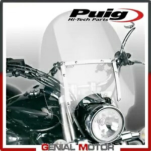 Puig フロントガラス透明 1984W ハーレーダビッドソン ダイナ 1450 ストリートボブ 2014 2018 PUIG WINDSHIELD TRANSPARENT 1984W HARLEY DAVIDSON DYNA 1450 STREET BOB 2014 2018 【並行輸入品】