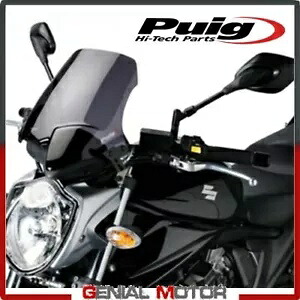 Puig フロントガラス ダークスモーク 5027F スズキ GSF バンディット 1250 2010 / 2013 PUIG WINDSHIELD DARK SMOKED 5027F SUZUKI GSF BANDIT 1250 2010 / 2013 【並行輸入品】