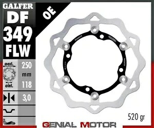 Galfer フロント ブレーキ ディスク ウェーブ フローティング (C.STEEL)250x3mm スズキ RM 250 Z 2007-2012 Galfer Front Brake Disc WAVE FLOATING(C.STEEL)250x3mm SUZUKI RM 250 Z 2007-2012 【並行輸入品】 55,440円