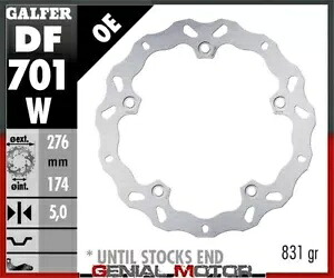 Galfer リア ブレーキ ディスク WAVE FIXED 276x5mm BMW R 850 R ロードスター 2001 Galfer Rear Brake Disc WAVE FIXED 276x5mm BMW R 850 R ROADSTER 2001 【並行輸入品】