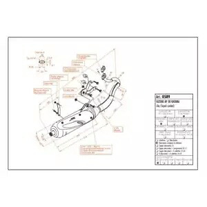 コンプリートエキゾースト レオヴィンス シト スズキ Ay 50 カタナ 空/水冷 1999 - 2006 Complete Exhaust Leovince Sito Suzuki Ay 50 Katana Air/Liquid Cooled 1999 - 2006 【並行輸入品】